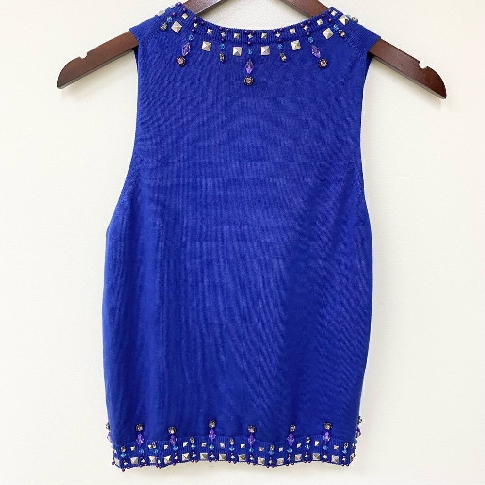 Isabel Marant Sergio Beaded Hook Silk And Cashmere Cardigan Size 0 - Picture 7 of 8